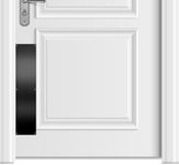 Fabbay 2 Pieces Door Kick Plate Kick Plates for Exterior Doors Aluminum Kick Plate for Doors Decor Avoid The Door from Kicking(Black,4 x 16 Inch)