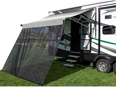 CAREFREE 701907ACD Black 19' x 7' Drop RV Awning EZ ZipBlocker