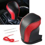 CKE for Toyota Camry 2025 2024 2023 2022 2021 2020 2019 2018 for Toyota Corolla Avalon 2019-2024 Accessories Sporty Car Gear Shift Knob Cover Trim Protector Cap -Red and Black