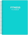 Fitness Planner for Women & Men - A5 Workout Log Book/Exercise Workout Log to Track Weight Loss, GYM, Bodybuilding Progress - Daily Health & Wellness Workout Journals, 5.8X8.25 In Workout Book