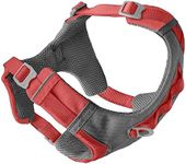 Kurgo Journey Air Dog Harness, Vest Harnesses for Dogs, Pet Hiking Harness for Running & Walking, Reflective, Padded, Includes Control Handle, No Pull Front Clip (Coral, X-Large)