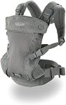 Graco Cradle Me 4 in 1 Baby Carrier | Includes Newborn Mode with No Insert Needed, Mineral Gray