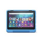 Amazon Fire HD 8 Kids Pro tablet | 8-inch HD display, ages 6–12, 30% faster processor, 13-hour battery life, Kid-Friendly Case, 32 GB, 2022 release, Cyber Sky