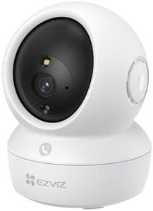 EZVIZ by Hikvision | 2K⁺/4MP AI Pan Tilt Home Security Wi-Fi Smart Camera | OneTouch Call Button | Motion Detection | Smart Color Night Vision | Panaromic View|SDCard Upto 512Gb|Alexa Enabled|H6C PRO