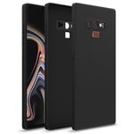 Pikkme Samsung Galaxy Note 9 Back Cover Soft Matte Liquid Silicone TPU | Camera Protection | Shockproof Slim Back Case for Samsung Galaxy Note 9 (Black)
