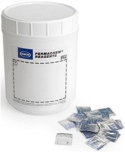 Hach DPD Free Chlorine Reagent Powder Pillows, 10 mL, Pack of 1000, USEPA Accepted, Drinking Water and Wastewater Analysis, Boric Acid Free, 0.02-2.00 mg/L Cl₂, 2105528