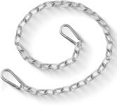 Heavy Duty Stainless Steel Chain, 40 Inch Heavy Bag Chain with Carabiners, 550LB Punching Bag Chain for Boxing Punching Bags Hanging Chair Hammocks Swing Trapeze Yoga