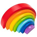 Fat Brain Toys FBT Rainbow Stacker - Rainbow Arches Stack and Play Baby Toys & Gifts for Ages 2 to 3