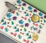 Bedwetz Potty Training Bed Pads | 100% Waterproof Mattress Protector | Bedwetting Sheets, size fits Single & Toddler Beds | Non Slip Mat with Side Wing Tucks | UK Brand | Dinosaur