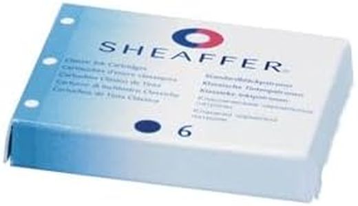 Sheaffer 96223 - Cartuchos de tinta de recambio para pluma estilográfica, color azul