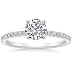 Lemon Grass 1 Ct Halo Solitaire Cubic Zirconia Promise Engagement Ring 925 Sterling Silver Ring Sizes 6