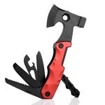 Gifts for Men on Christmas - Survival Gear Multitool Axe, Camping Accessories Tool Pocket Hatchet Gift for Father Him Men Husband Dad Boyfriend