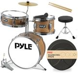 Pyle Kids Drum Set, 3 Piece Beginne
