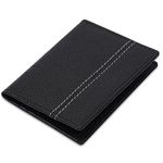 AMEHA Men Card Holder – RFID Card Wallet – Slim Men Wallet – Minimalist Credit Card Holder – RFID Protection Technology – Holds up to 6 Cards and Banknotes – Elegant Classic Style