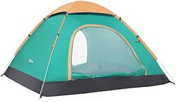 Ubon 3 Person Sturdy Instant Tent Ventilation Pop Up Indoor Tent Portable Outdoor Tent - Forest Green