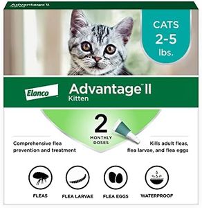 Advantage II Kitten Vet-Recommended Flea Treatment & Prevention | Cats 2-5 lbs. | 2-Month Supply