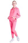 CityComfort Girls Tracksuit Set Neon Hoodie and Jogging Bottoms 2 Piece Loungewear Activewear Kids and Teenagers Tracksuit 5-15 Years (Pink, 14-15 Years)