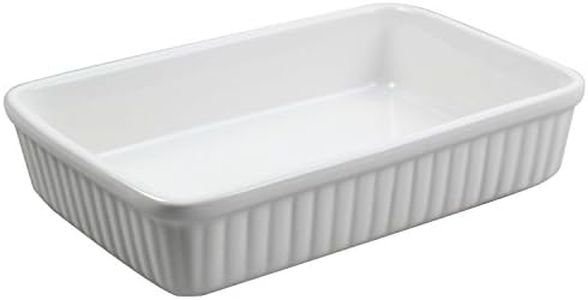 Mason Cash Classic Collection Stoneware Rectangular Roaster, 24.2 x 15.3x 4.9cms, White 28416