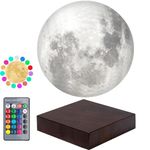 VGAzer Levitating Moon LED Lamp (White), ( Pack Of 1 )