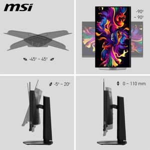 MSI MAG 271QPX 26.5" QD-OLED Gaming Monitor – Ultra-Fast Display