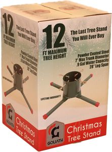 Goliath Steel Christmas Tree Stand – Heavy Duty Holiday Base