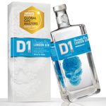 D1 London Dry Gin 70cl in Gift Box - Super Premium - Global Gin Masters Gold 2024 - with Juniper, Citrus & Nettle - Gin Gifts for Men | Women - 40% ABV