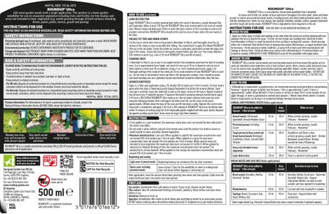 Roundup Ultra Tough Weedkiller Concentrate Liquid, 500ml