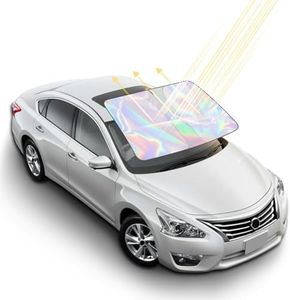 MASHA Car Windshield Sun Shade Compatible for Nissan Rogue Altima Sentra Pathfinder Blocks UV Rays Sun Visor Protector, Front Window Sunshade Visor for Nissan Sunshade Accessories