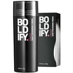 BOLDIFY | Building Fibers for Hair (WHITE) Undetectable & Natural - Giant 28g Bottle - Completely Conceals in 15 Sec - Topper for Women & Men​