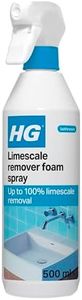 HG Limescale Remover Foam Spray | Removes Scale from Taps & Showers | 500ml