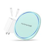 Wireless Charger for Samsung - Fast Charging Pad with 20W USB Charger for Galaxy S24 S23 Ultra S22 S21 S20 FE S10 S9, Flat Charger Station for iPhone 16/15/14/13/12/11/XR/XS Max/X/8+, AirPods 3/Pro 2