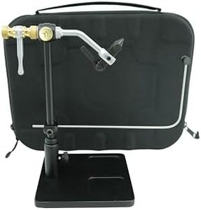 Kingfisher Fly Tying Bitterroot True Rotary Fly Tying Vise Deluxe Kit, with Tools