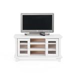 Odoria 1/12 Scale Dolls House Miniature Television with Remote and TV Stand Dollhouse Furniture Accessories, White