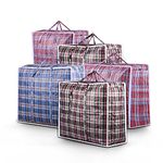 AAYAW Reusable & Versatile Large Laundry Bags with Reinforced Zips & Handles - Multi-Pack Options - Durable for Clothing & Bedding - Ideal for Storage, Moving & Travel (+/-10%) (Pack of 5)