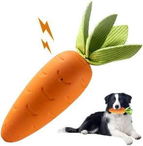 HEYKEY Dog Toys for Aggressive Chewers, Squeaky Dog Toys, Indestructible Dog Toys,Rubber Dog Chew Toys for Small, Medium, Large Dogs, Milk Flavor