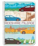 BookFactory Rideshare Mileage Tracker/Ride Share Tracking Log Book/Logbook, Wire-O - 104 Pages, 5" x 7" (LOG-104-57CW-PP-(RideshareMileage))