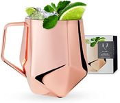 Viski Summit Faceted Moscow Mule Mug, Copper, 6270TBV