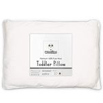 Woolino Premium Wool Toddler Pillow, All Natural Breathable 100% Wool Fill and Cotton Cover - Kids and Travel Size, 35.5 x 48.5 cm