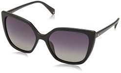 Polaroid Women's PLD 4065/S Sunglasses, Black, 56