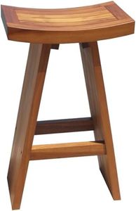 The Original 30" Tall Asia Teak Bar Stool