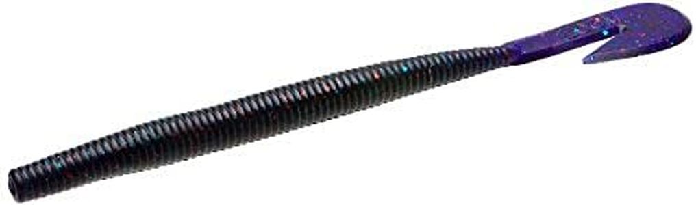 Zoom Bait UltraVibe Speed Worm-Pack of 15 (Junebug Red, 5.75-Inch), One Size (018-177)