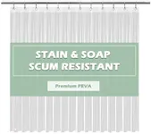 EHZNZIE Clear Shower Curtain Liner 