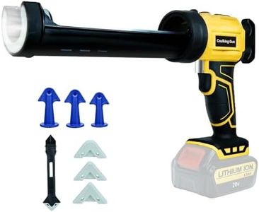 Pistolet à Cartouche Sans pour DeWalt 20V batterie Max avec lumière LED et 4 vitesses réglables Pour la réparation des carreaux de sol et l'étanchéité des plans de travail de cuisine.