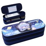 FunBlast Pencil Pouch for Boys – Space Theme Pencil Case, Multipurpose Zipper Stationary Organizer Pouch for Kids, School Supply Organizer for Students