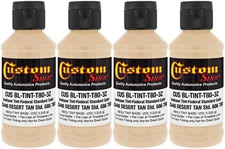 Custom Coat Camouflage Series 3 Ounce (Desert Tan Federal Standard Color #33446) - Pack of 4 - Urethane Tint Concentrate for Tinting Truck Bed Liner Coatings - Epoxy Resin