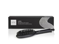 ghd Glide Smoothing Hot Brush in Black - for Smooth, Glossy & Frizz-Free Results - for All Hair Types (UK Plug)