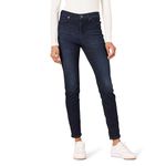 Amazon Essentials Women's Skinny Jean, Dark Wash, 14-16 Long