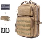 Tacticool Tactical Molle Compact EDC Tool Pouch (Tan)