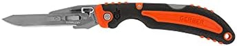 Gerber Gear Vital Pocket Folder with Replacement Blades - 2.8" Exchange-A-Blade - Camping and Survival Knife - Orange