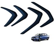 Speedy Hub Plastic Car Bumper Protector (Black, Set of 4, Maruti, Ciaz)